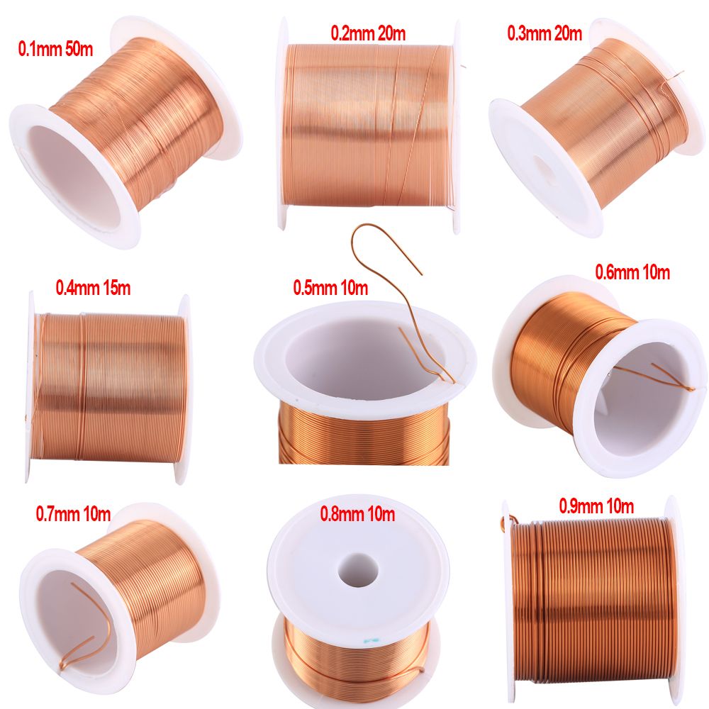 10m 0.5mm Enameled Copper Wire Magnet Wire Magnetic Coil