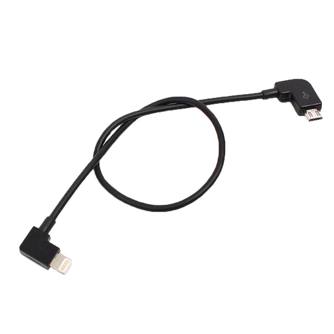 30cm Micro USB To 8 Pin Converting Data Cable Connector For DJI MAVIC PRO & SPARK Remote Controller, IPhone, IPad