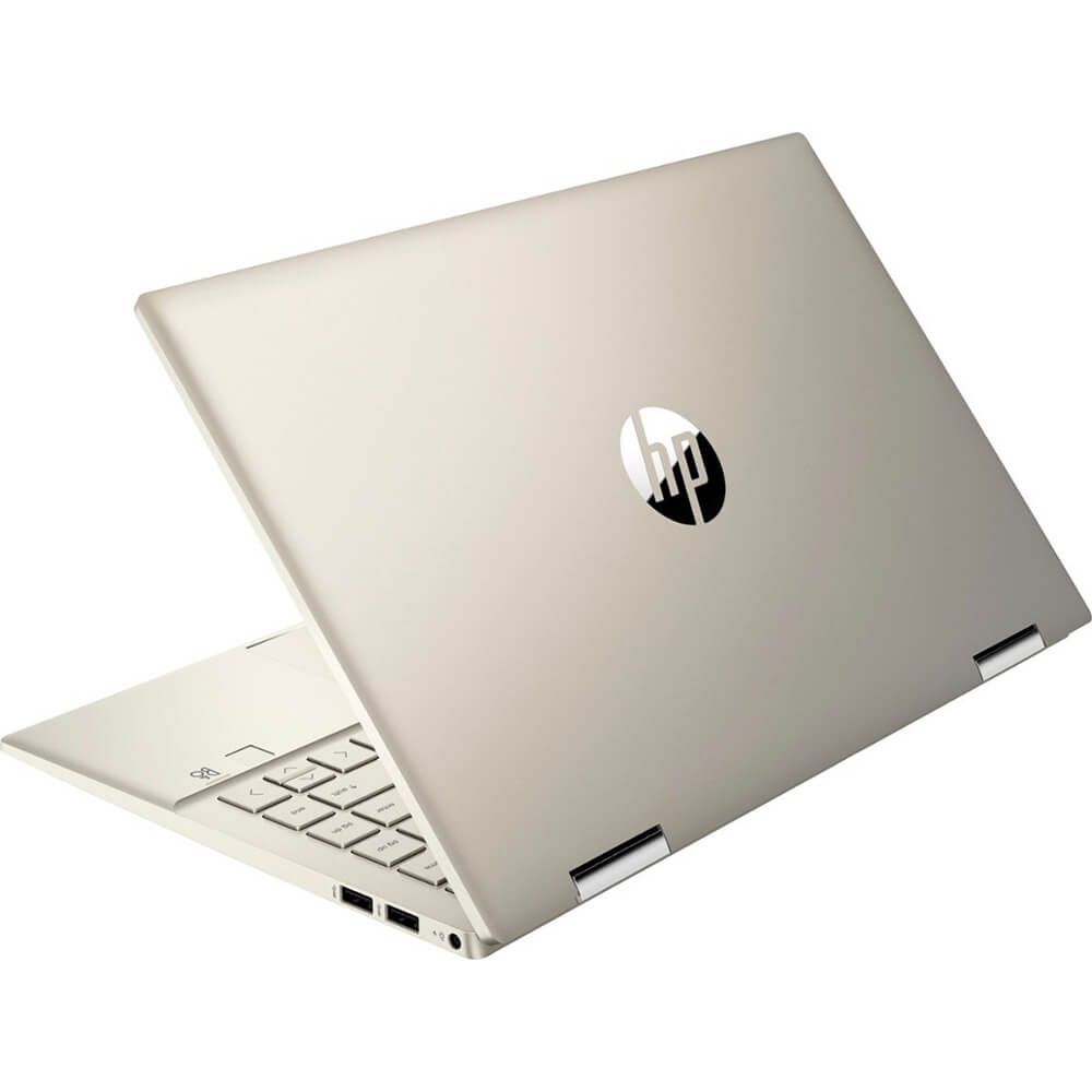 Pavilion X360 14 Core I5 256GB SSD 8GB RAM 14" TOUCHSCREEN WIN11 WARM GOLD FP Reader