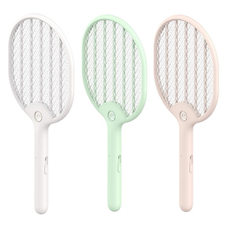 LED Mosquito Swatter, Colour: Pink (With Base)