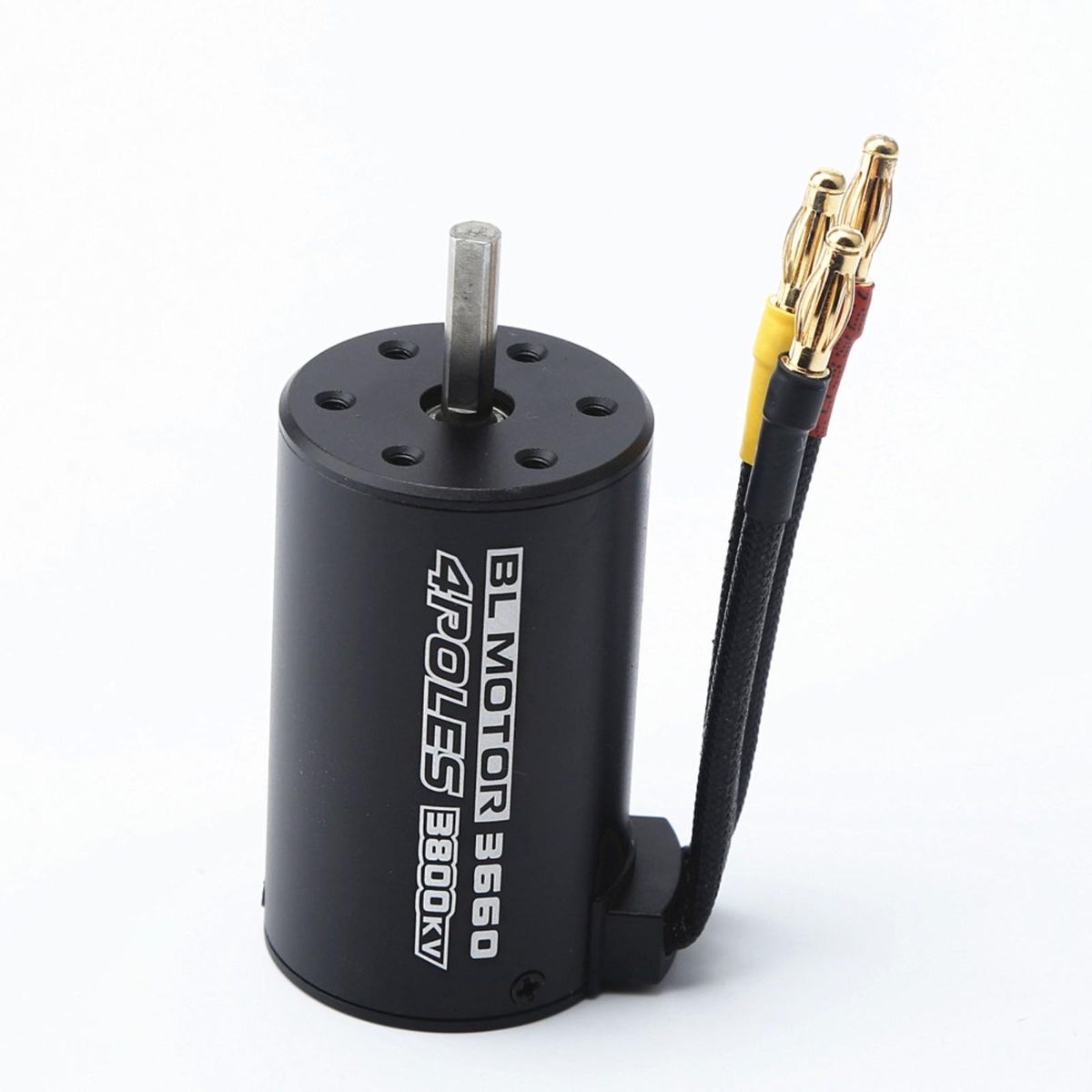 Waterproof 3660 3800KV Brushless Motor 80A  Brushless ESC Programming Card With Motor Heat Sink Cooling Fan  Combo Set for 1/8 Remote Control Car Truck