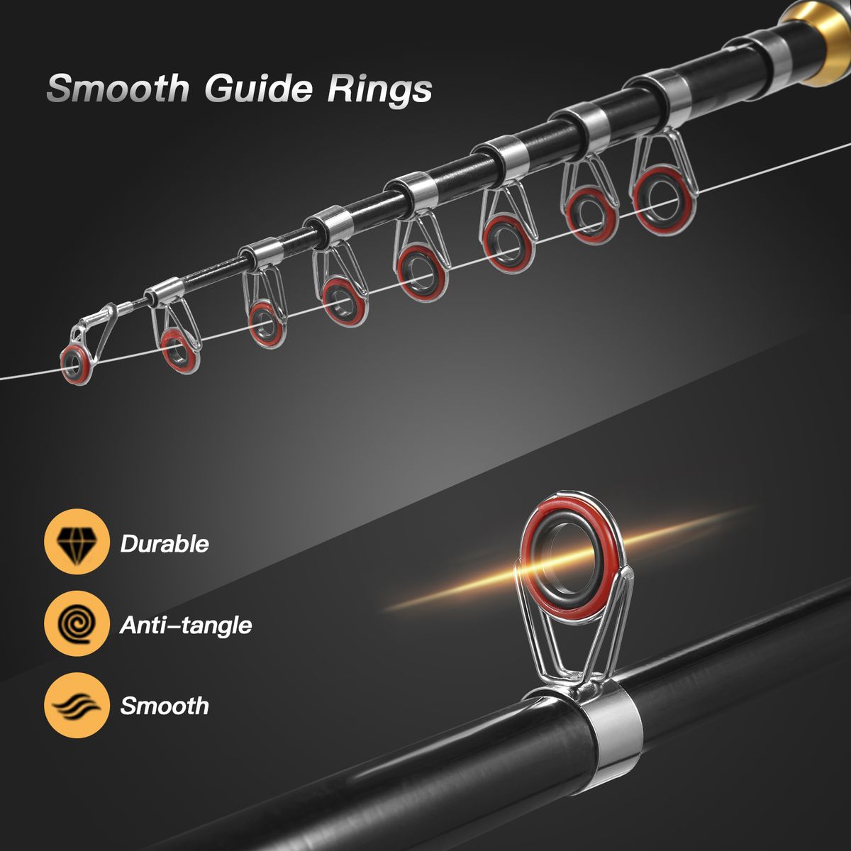 Fishing Rod And Reel Combos Telescopic Fishing Pole With