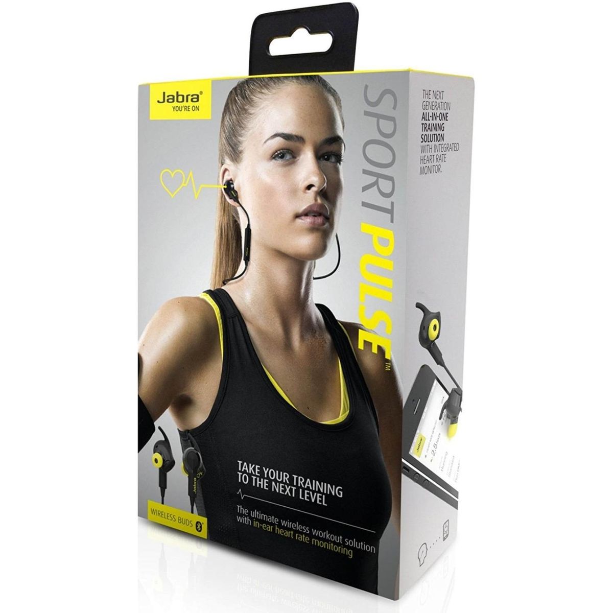 Jabra Sport Pulse Wireless Bluetooth Stereo Headset With Built-In Heart Rate Monitor BDZ