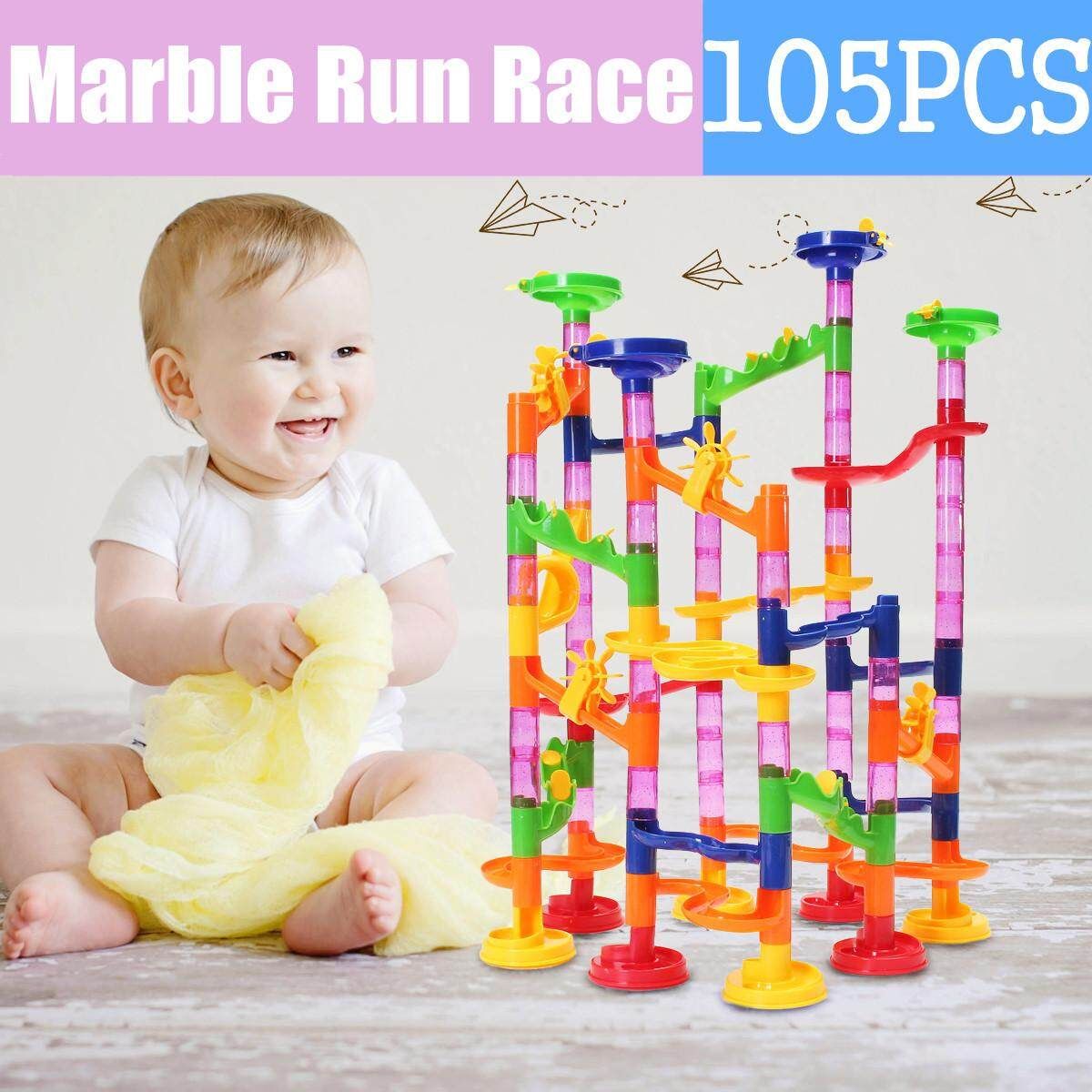 105Pcs Children's Kids Baby Track Ball Building Blocks Marble Run DIY Gift Toys