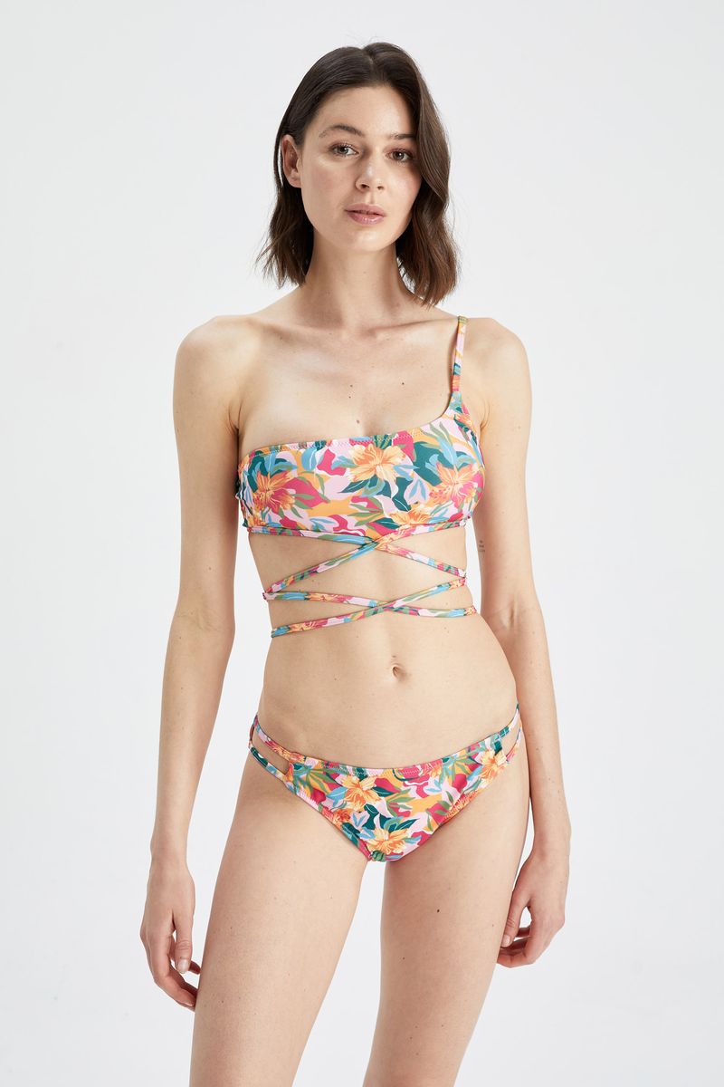 Woman REGULAR FIT Swimwear Bikini Bottom - Pink