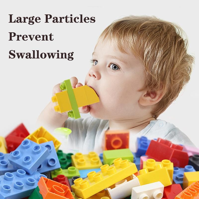 DIY Big Size Building Blocks Children Colorful Brick Bulk Bricks Base Plates Compatible With Brand Block Kids Educational Toys