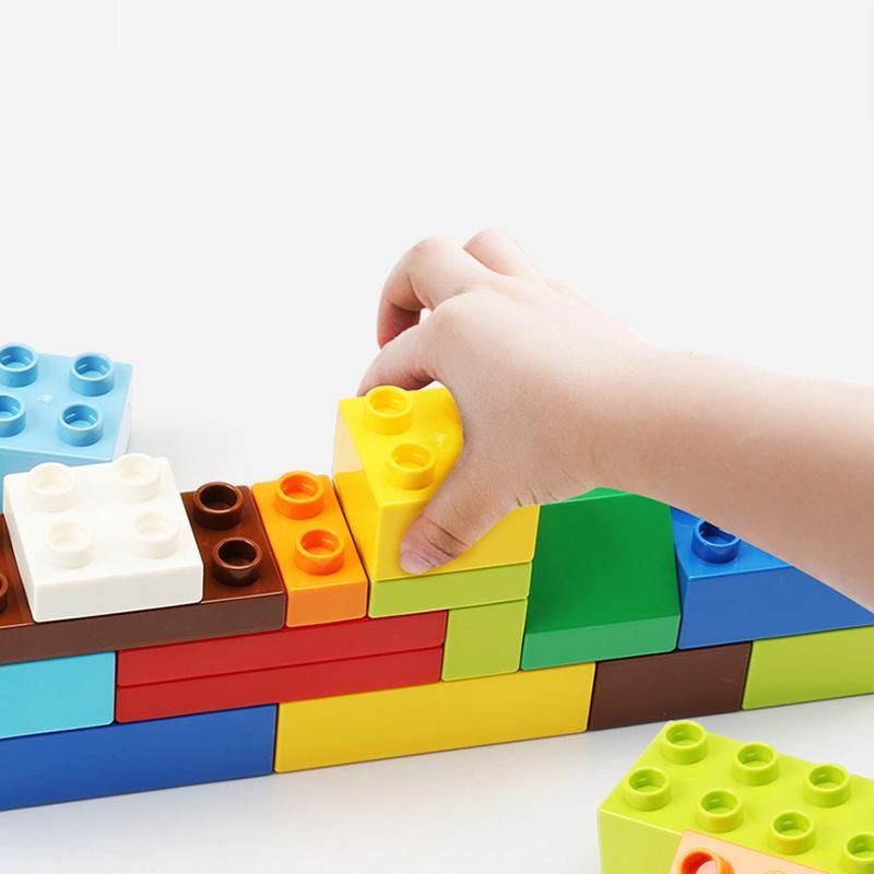 DIY Big Size Building Blocks Children Colorful Brick Bulk Bricks Base Plates Compatible With Brand Block Kids Educational Toys