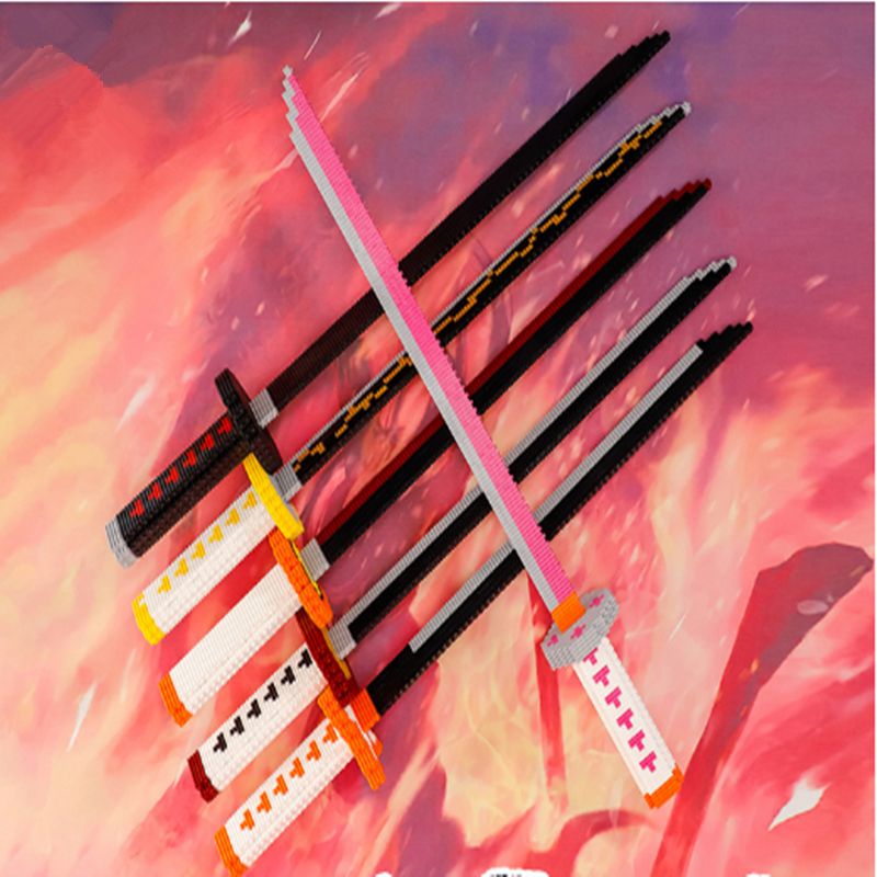 Demon Slayer Katana Frostmourne Long Small Particle