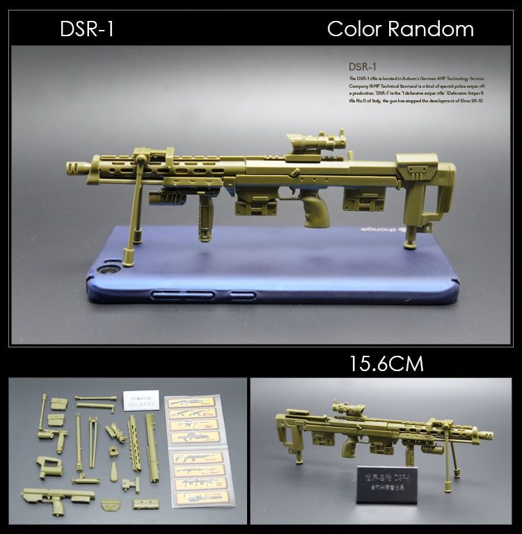 1:6 Assemble Gun 1 6 Model AK 47 M82A1