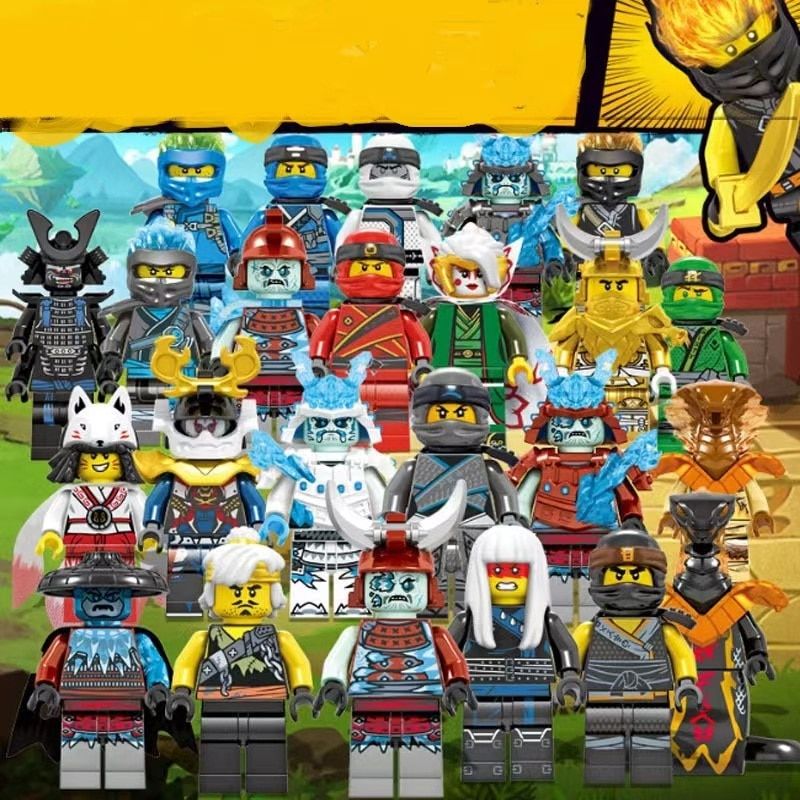 Anime Characters 24 Pieces Ninjago Mini Figure Building