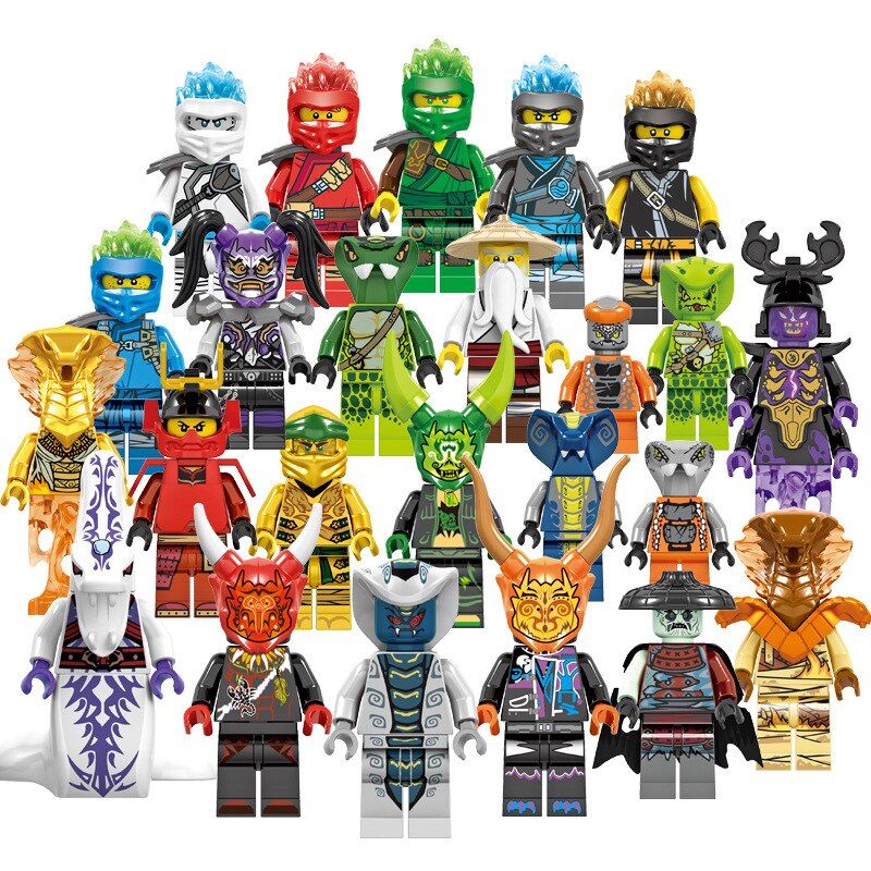 Anime Characters 24 Pieces Ninjago Mini Figure Building
