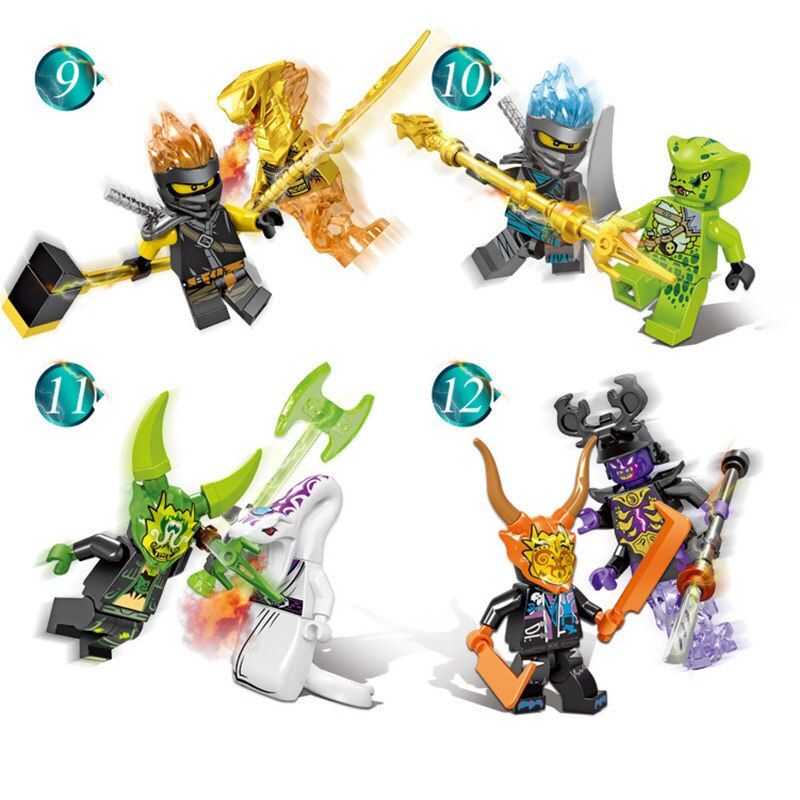 Anime Characters 24 Pieces Ninjago Mini Figure Building