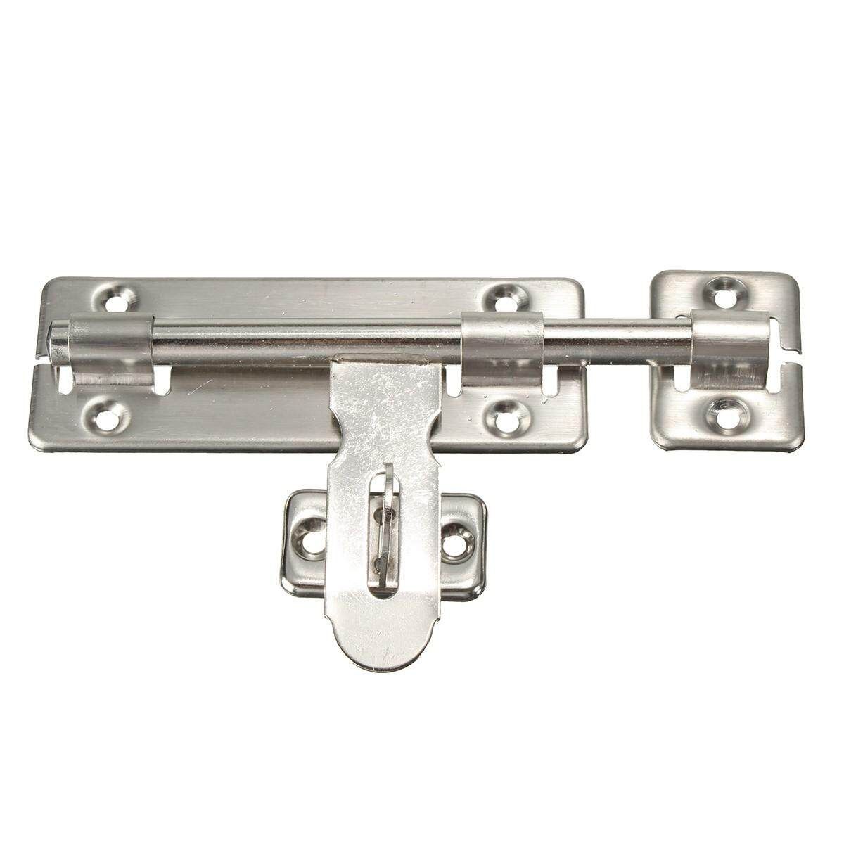 Stainless Steel Door Bolt Lock Latch Slide Barrel Bolt Clasp Set Long-- 4" / 6'' / 8'' 6 Inches
