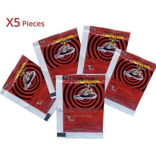 COMMANDO RAT KILLER/ RAT -5g X5 PIECES