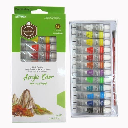 Artist 12 Pieces Acrylic Color Set