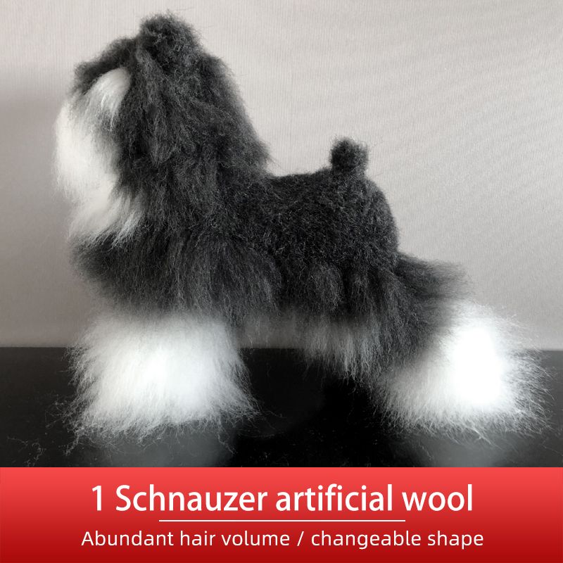 Schnauzer   Hair Pet Groomer Practice Hair Buy Five Hairs To Send Multifunctional Model  Dog Skeleton-Only Hair