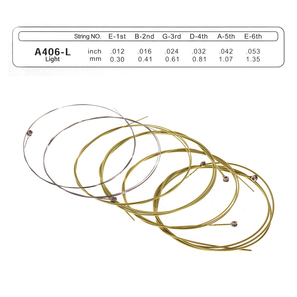 A406 Series Acoustic Folk Guitar Strings Set