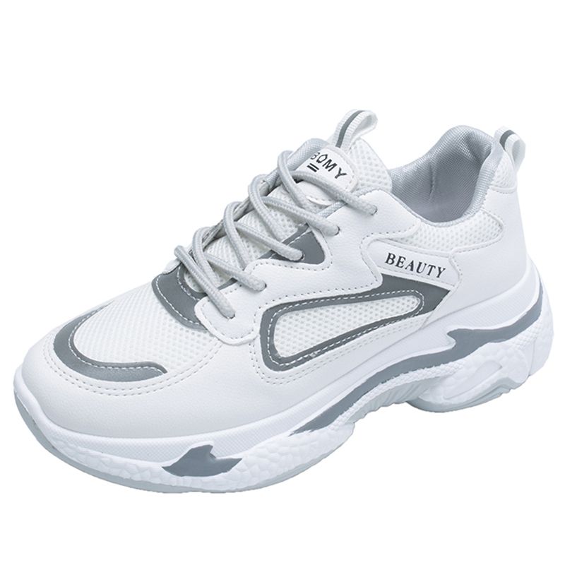Womens Sneakers Female Casual Shoes-Grey