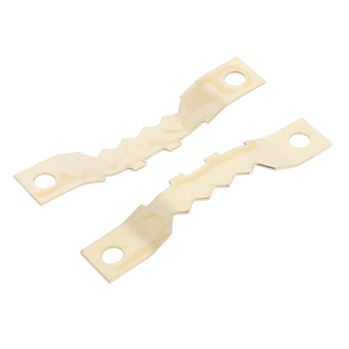 100 Sets Golden Saw Tooth Hooks Hardware With Screws Hangers