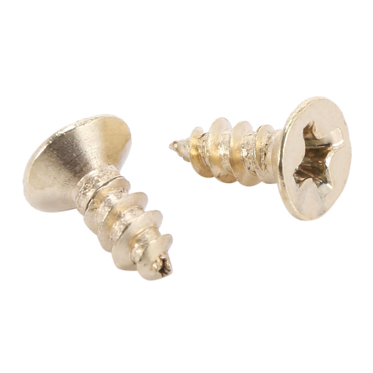 100 Sets Golden Saw Tooth Hooks Hardware With Screws Hangers