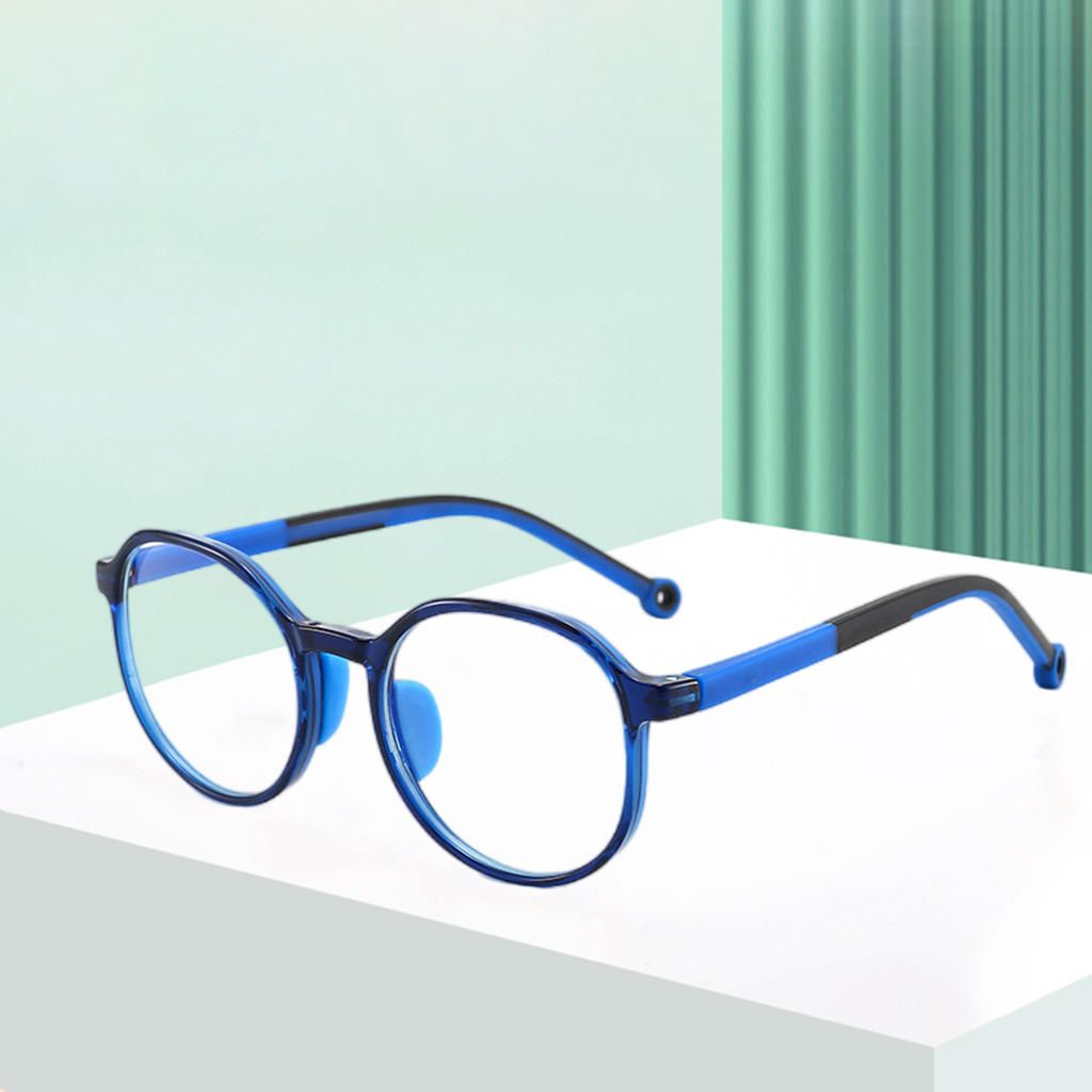 Blue-Light Blocking Glasses Spectacles Anti Eyestrain Kids Dark Blue