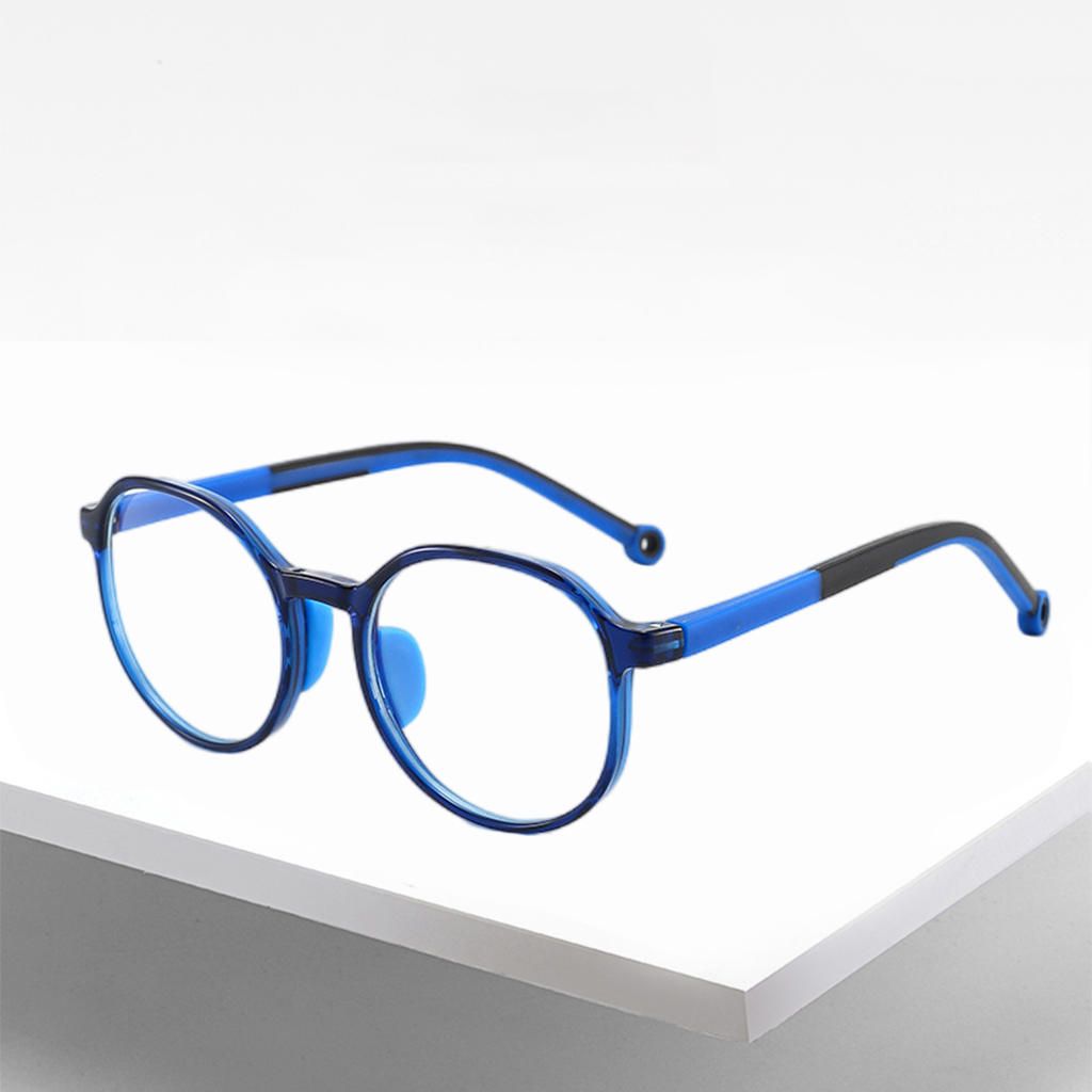 Blue-Light Blocking Glasses Spectacles Anti Eyestrain Kids Dark Blue
