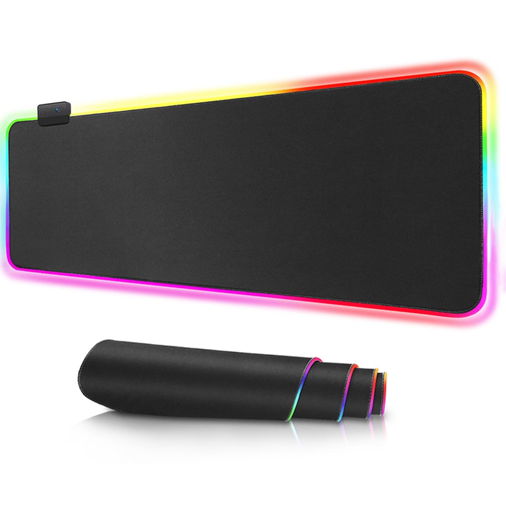 Rgb Soft Large Gaming Mouse Pad Oversize Glowing Led Rubber