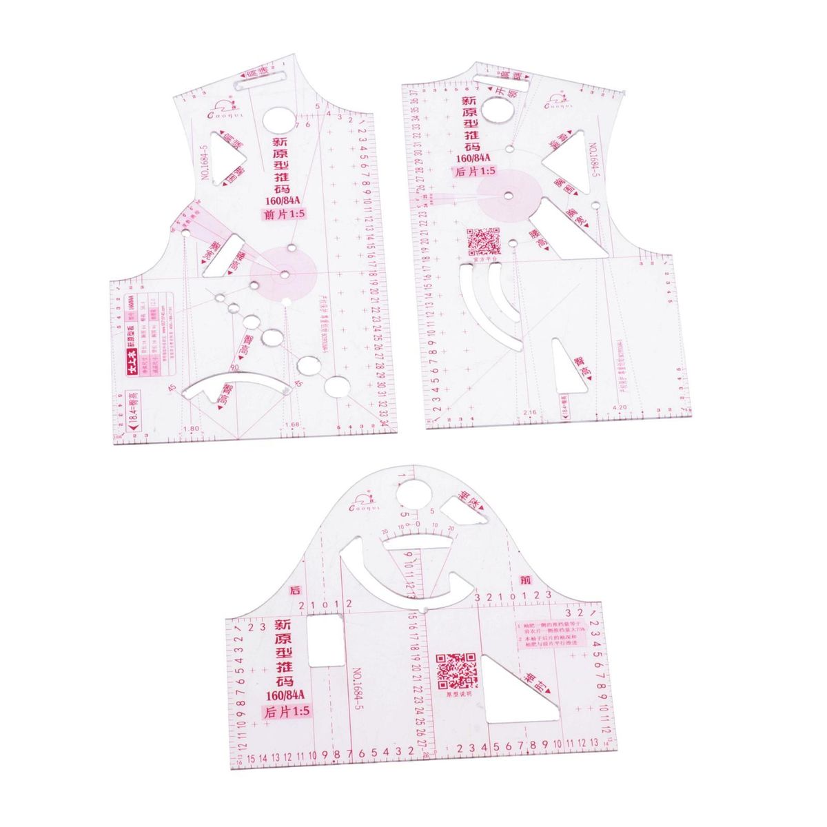 3X 1:5 Sewing Ruler Cloth Design Ruler Drafting Templet Clothing