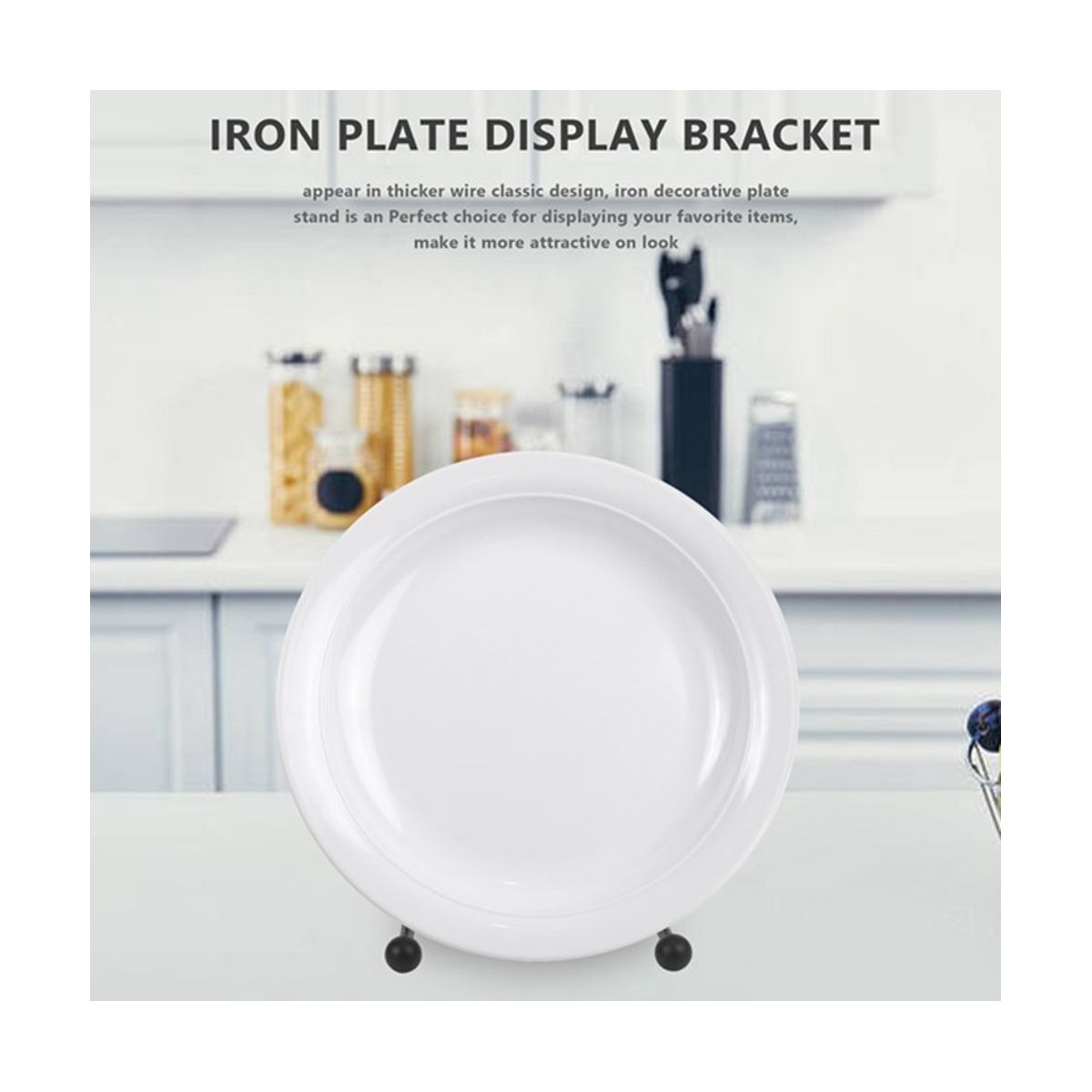 8Pcs Display Stands Holders, Easel Plate Holder