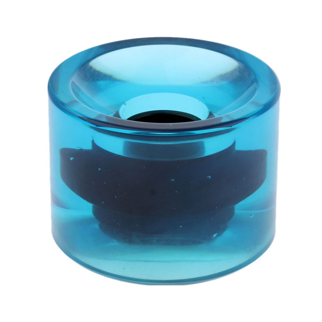 70 X 51mm Pro Blank Skateboard PU Wheels Longboard Cruiser Clear Blue