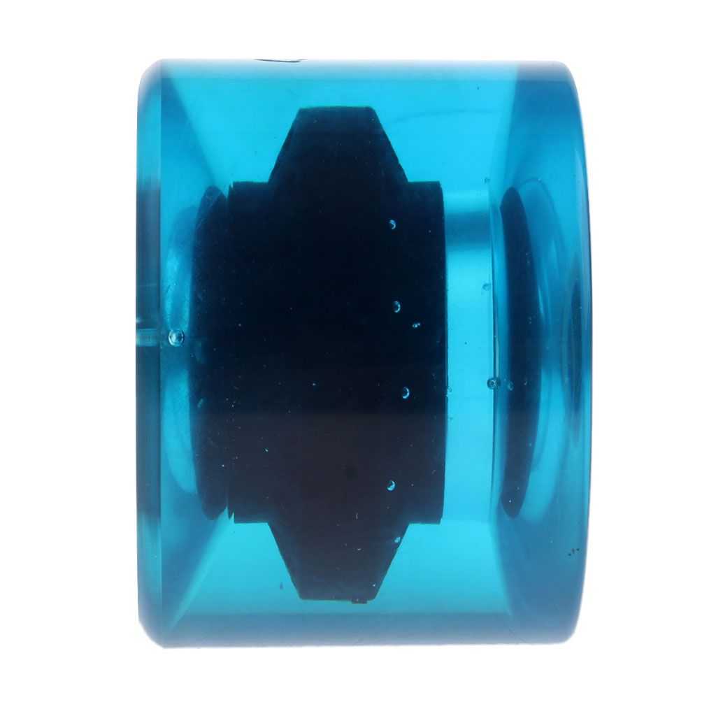 70 X 51mm Pro Blank Skateboard PU Wheels Longboard Cruiser Clear Blue