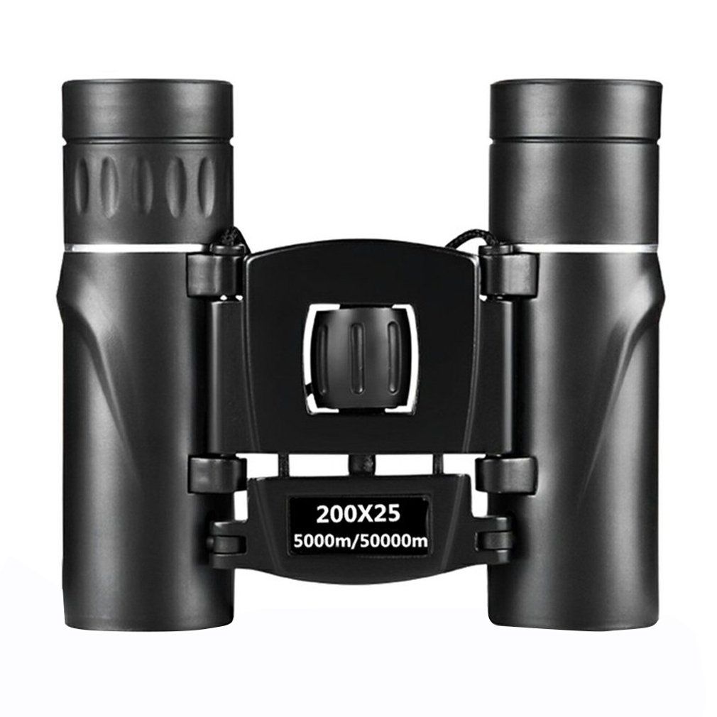 Mini Portable Zoom High Definition Tele  Bino Ulars Powerful 200x25-bla K-1p  Bino Ulars