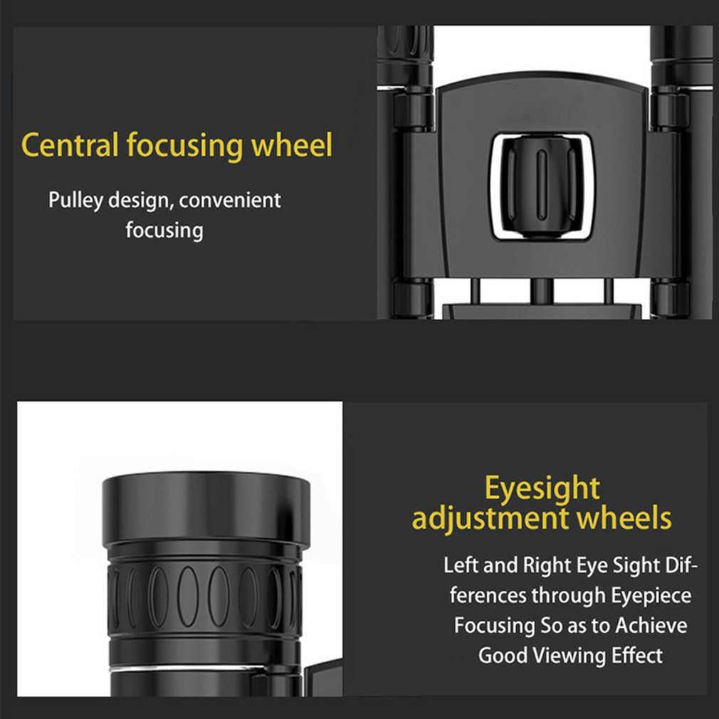 Mini Portable Zoom High Definition Tele  Bino Ulars Powerful 200x25-bla K-1p  Bino Ulars