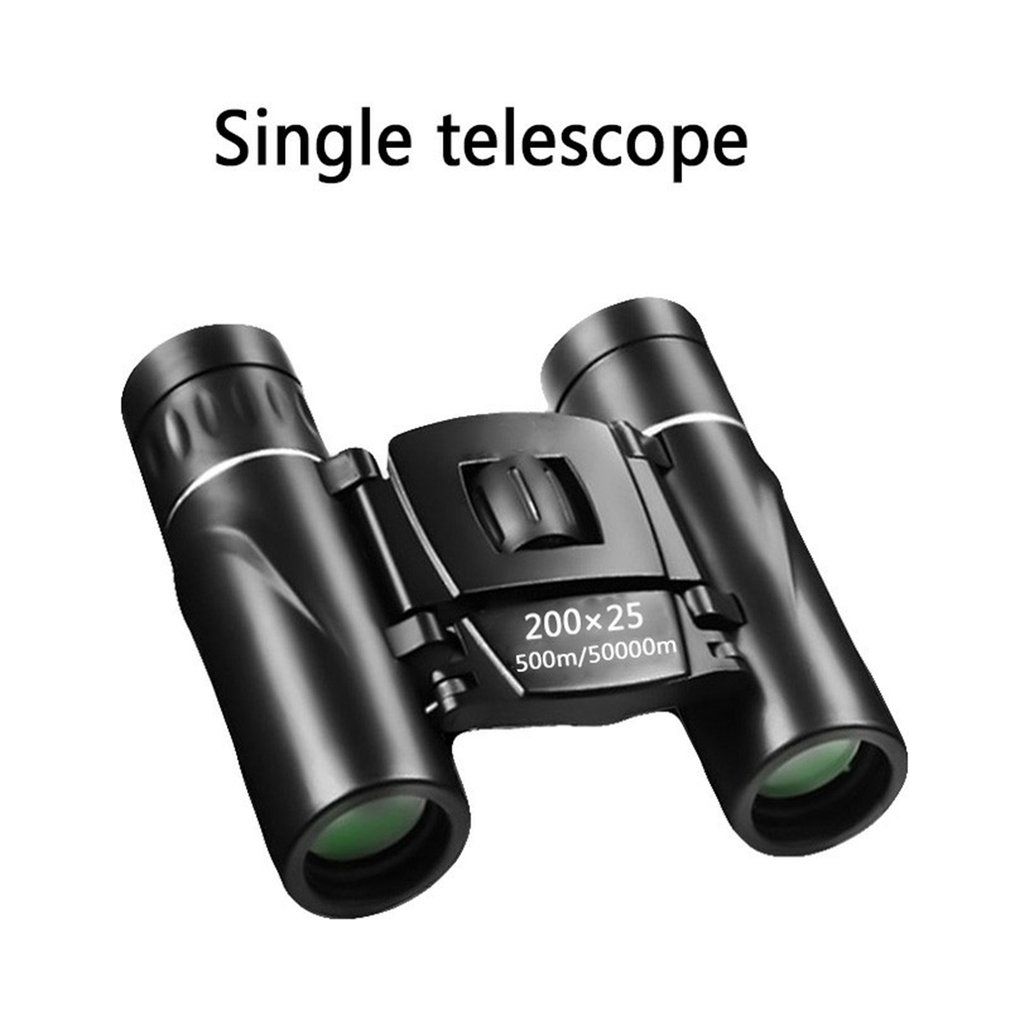 Mini Portable Zoom High Definition Tele  Bino Ulars Powerful 200x25-bla K-1p  Bino Ulars