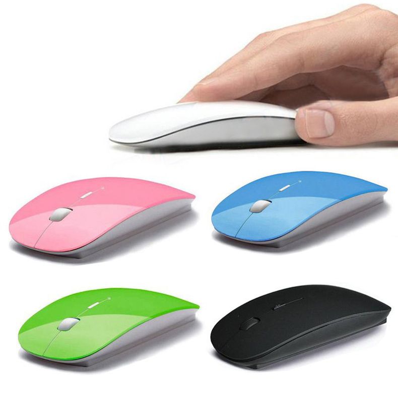 Optical Wireless Mouse 2.4G Receiver Ultra-thin Mouse For Co