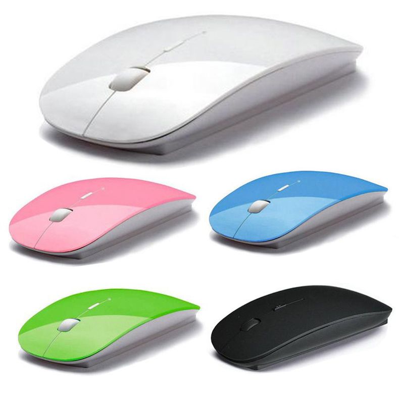 Optical Wireless Mouse 2.4G Receiver Ultra-thin Mouse For Co