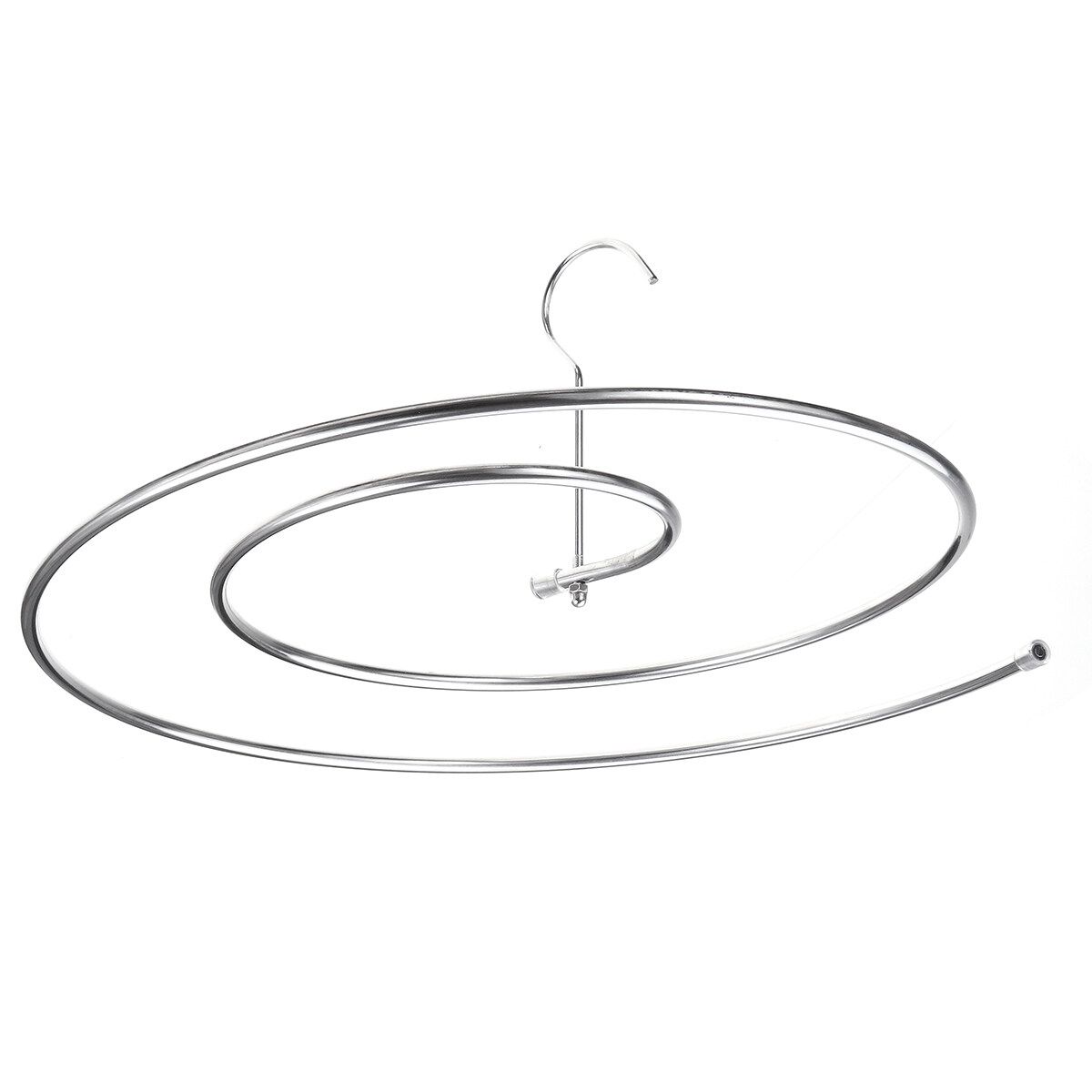 Spiral Shaped Stainless Steel Hanger Rotating Quilt Blanket Storage Drying Rack 8mm