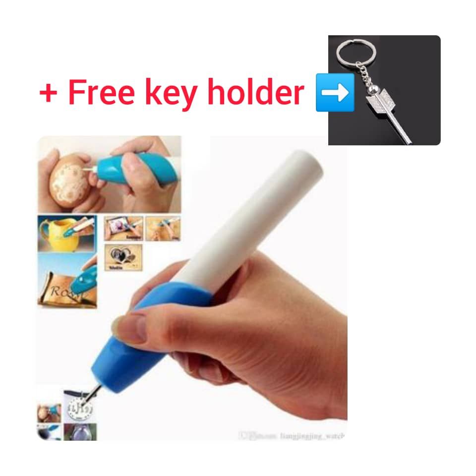 Engrave It Carving Pen Engraving Machine For Glass, Plastic, Iron, Steel With Free Gift