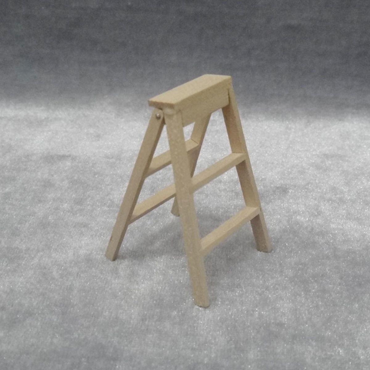 Ladder Model Dollhouse Collapsible Ladder Wooden Color