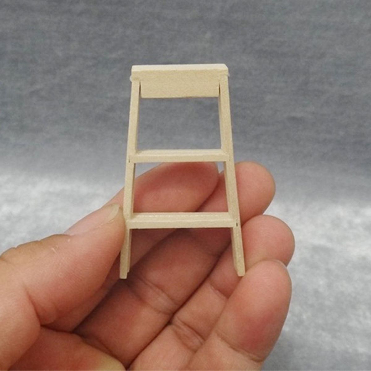 Ladder Model Dollhouse Collapsible Ladder Wooden Color