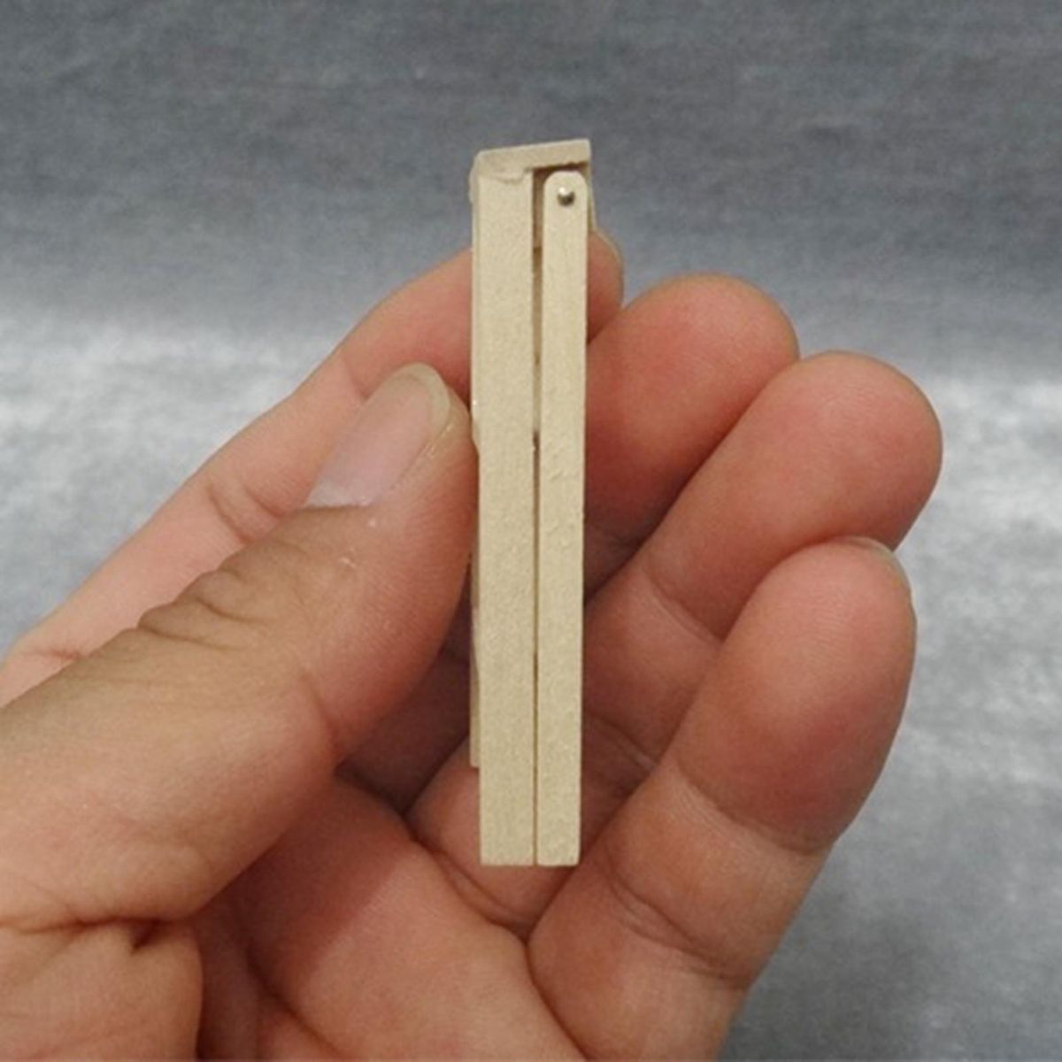 Ladder Model Dollhouse Collapsible Ladder Wooden Color