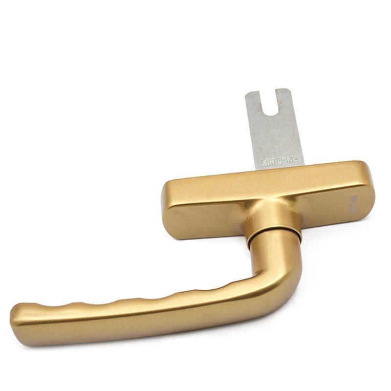 Gold Silver Aluminum Alloy Casement Window Screen Window Handle Folding Door