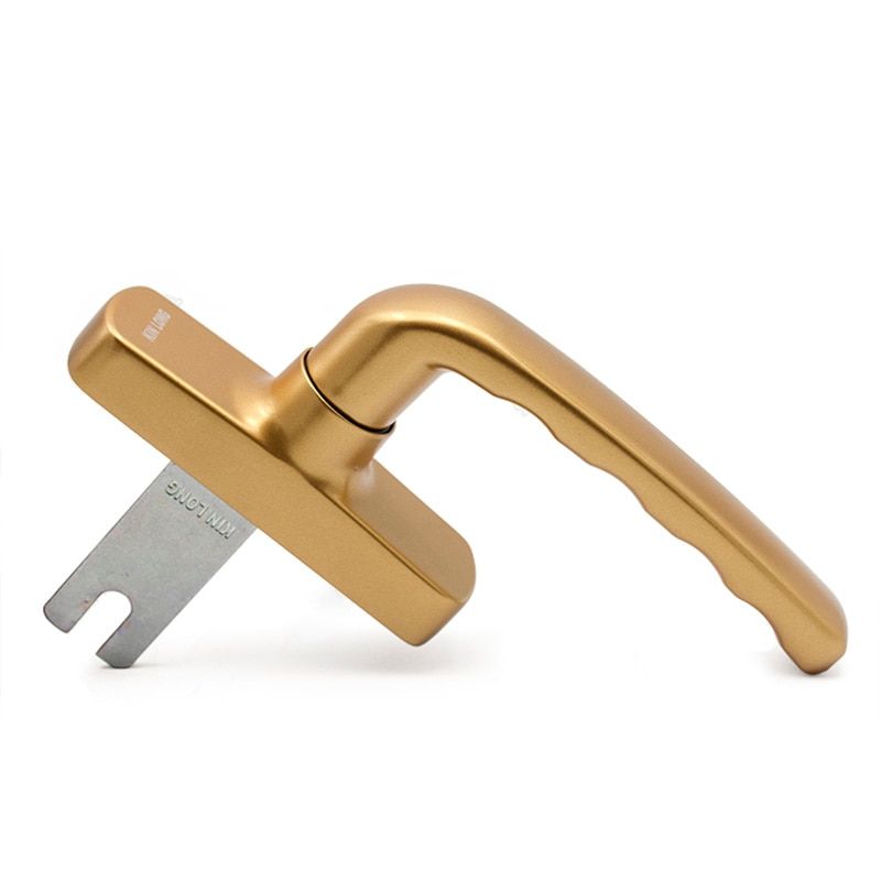 Gold Silver Aluminum Alloy Casement Window Screen Window Handle Folding Door