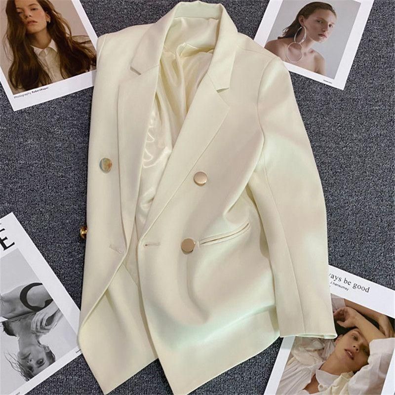 M202 Candy Green Suit Jacket for Women Spring and Autumn 2023 New High-End Versatile Wear Temperament Slim Suit Women's Fashion