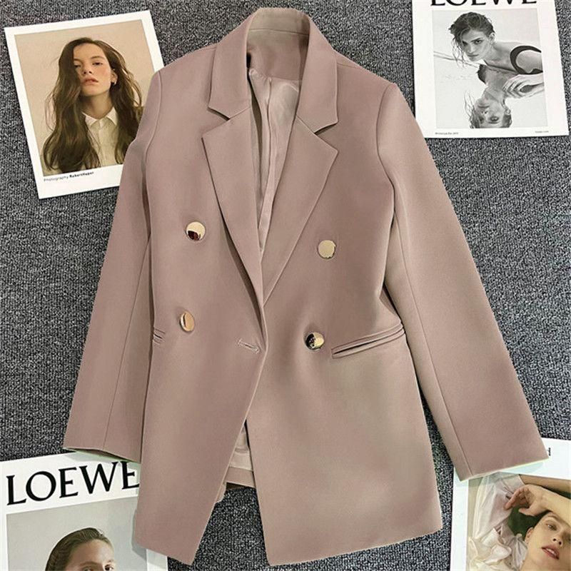 M202 Candy Green Suit Jacket for Women Spring and Autumn 2023 New High-End Versatile Wear Temperament Slim Suit Women's Fashion