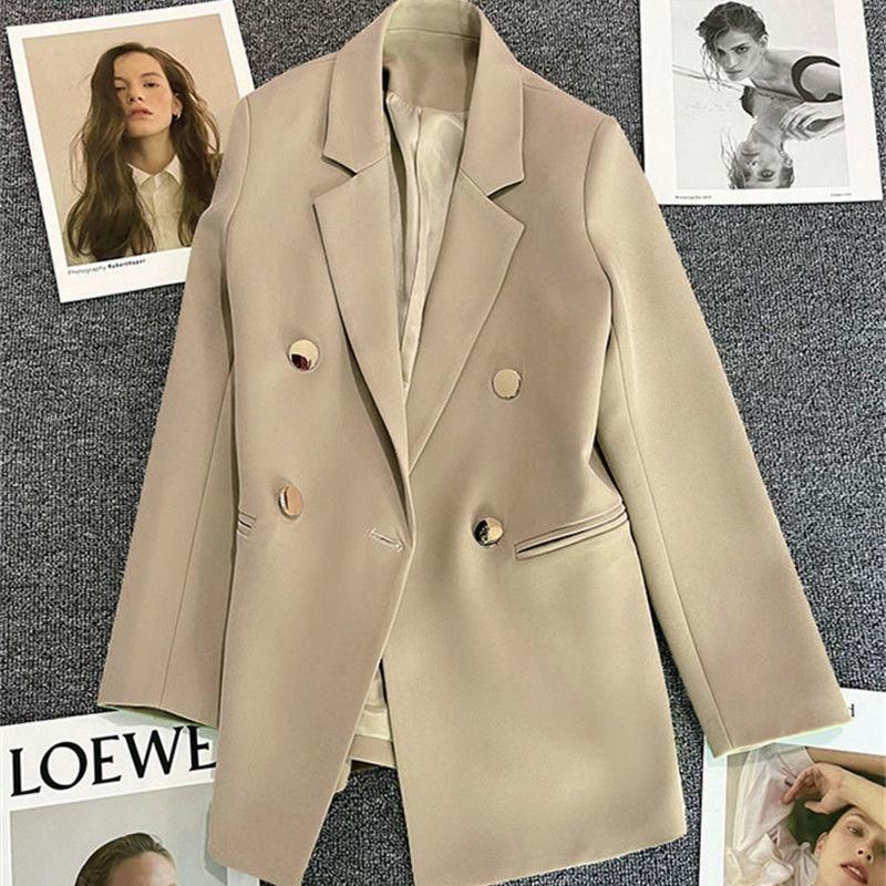 M202 Candy Green Suit Jacket for Women Spring and Autumn 2023 New High-End Versatile Wear Temperament Slim Suit Women's Fashion
