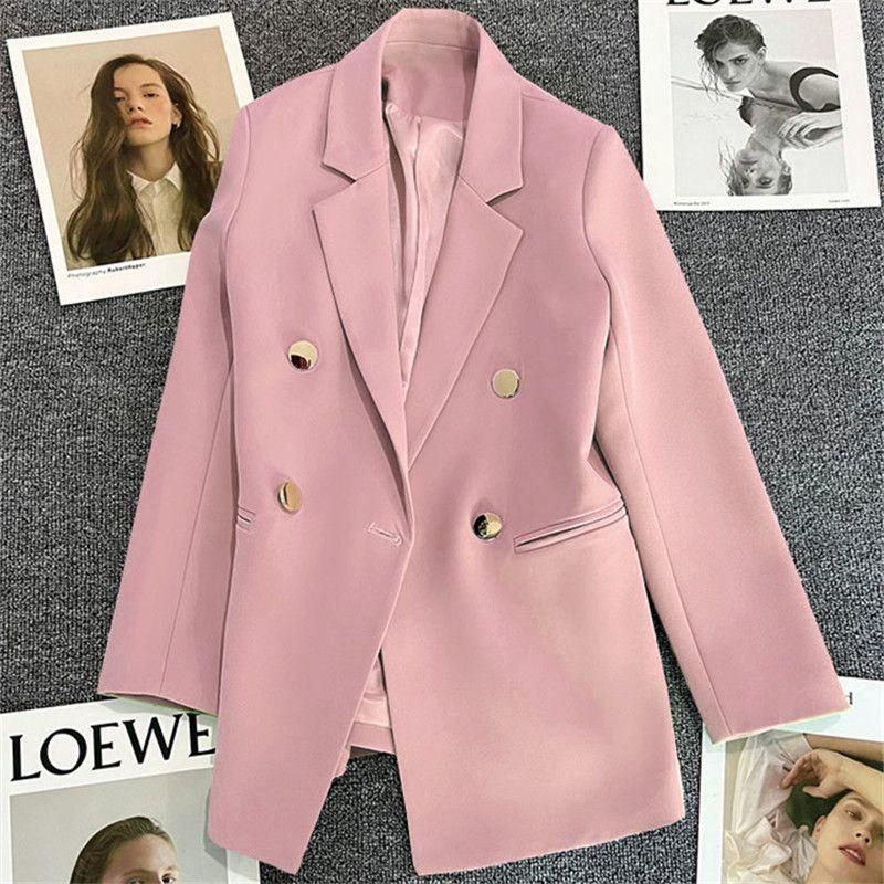 M202 Candy Green Suit Jacket for Women Spring and Autumn 2023 New High-End Versatile Wear Temperament Slim Suit Women's Fashion