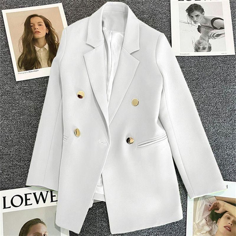 M202 Candy Green Suit Jacket for Women Spring and Autumn 2023 New High-End Versatile Wear Temperament Slim Suit Women's Fashion