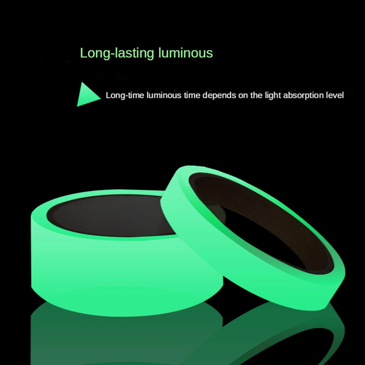 Glow In The Dark Tape 5M Green For Halloween Home 1cm