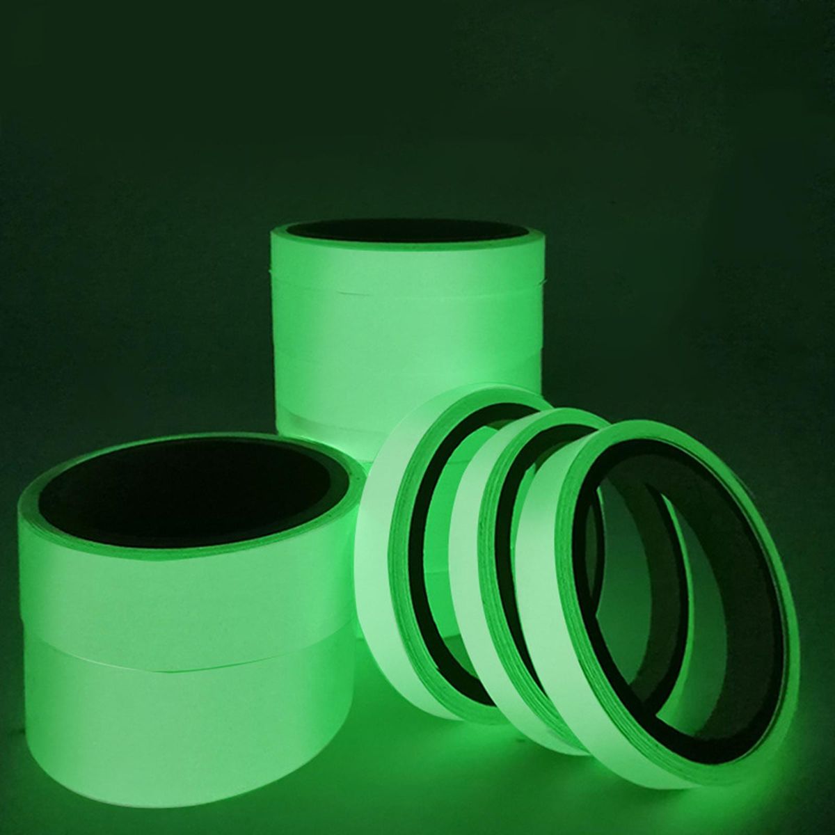 Glow In The Dark Tape 5M Green For Halloween Home 1cm